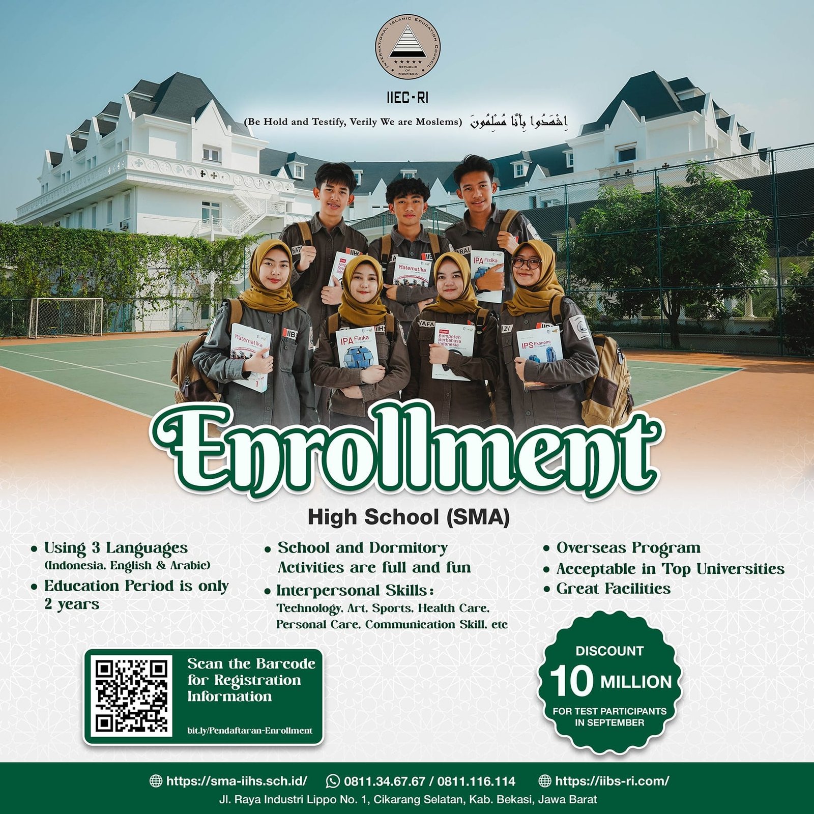 Penerimaan Peserta Didik Baru IIBS-RI (SMP-SMA) 20262027